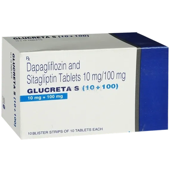 glucreta s 10/100mg tablet 10's